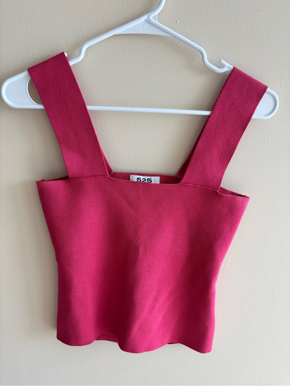 525 America Hot Pink Square-Neck Tank Top